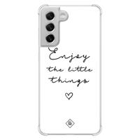 Samsung Galaxy S21 FE shockproof hoesje - Enjoy life - thumbnail
