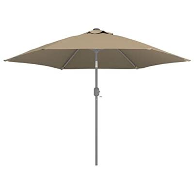 VidaXL Vervangingsdoek voor parasol 300 cm taupe VidaXL Vervangingsdoek voor parasol 300 cm taupe