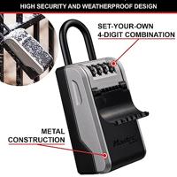 Sleutelkluis Master Lock Om op te hangen 19,6 x 7,6 x 5,6 cm Aluminium - thumbnail