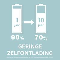 4 x AAA Panasonic Eneloop batterijen - 800mAh - thumbnail