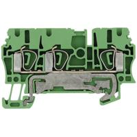 Weidmüller 1608650000-1 Aardingsklem Spanveer Groen-geel 1 stuk(s) - thumbnail