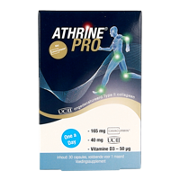 Athrine PRO - UC-II Cavacurmin en Vitamine D3 30 Capsules - thumbnail