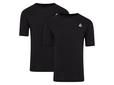 Reebok Set van 2 heren T-shirts (Zwart, XL) Reebok Set van 2 heren T-shirts (Zwart, XL)