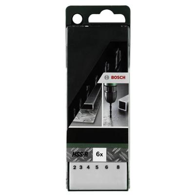 Bosch Accessoires 6-Delige Metaalborenset HSS-R | Din 338 - 2609255029 Bosch Accessoires 6-Delige Metaalborenset HSS-R | Din 338 - 2609255029