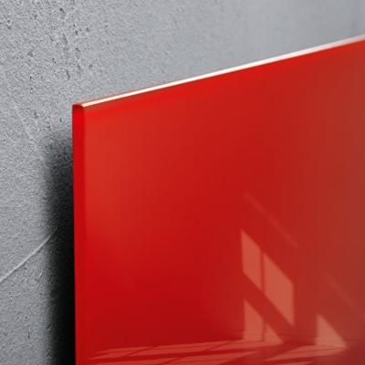 Sigel SI-GL142 Glasmagneetbord Artverum 1000x650x15mm Rood - thumbnail
