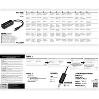 AXAGON ADE-SRC Netwerkadapter 1000 MBit/s LAN (10/100/1000 MBit/s), USB-C 3.1 Gen 1 - thumbnail