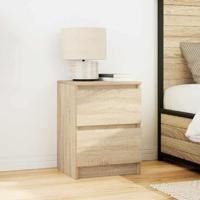 Tv-meubel 40x35x54 cm spaanplaat sonoma eikenkleurig - thumbnail