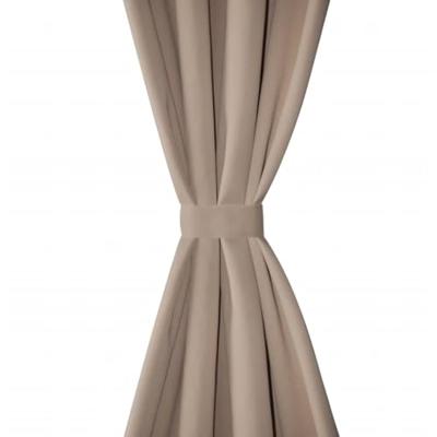 VidaXL Gordijnen met metalen ringen 135 x 245 cm 2 stuks (creme)