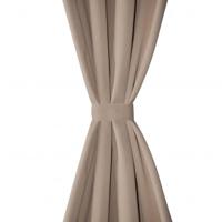 VidaXL Gordijnen met metalen ringen 135 x 245 cm 2 stuks (creme) - thumbnail