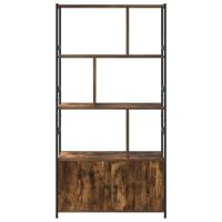 Boekenkast Gerookt eiken 80 x 30 x 155,5 cm Bewerkt hout - thumbnail