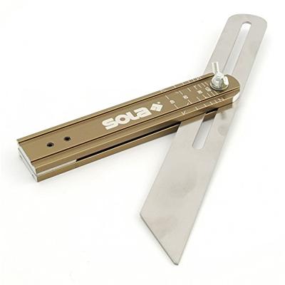 Sola Zweihaak 200mm blok brons gean. VSTG200, ALU, been met graden aanduiding - 56052001 - 56052001