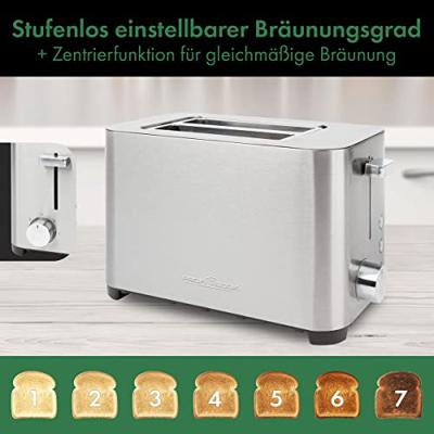 Profi Cook PC-TA 1251 Broodrooster Met broodrekje RVS Profi Cook PC-TA 1251 Broodrooster Met broodrekje RVS