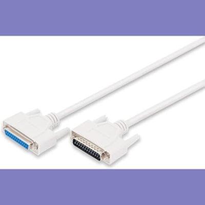Digitus AK-610201-020-E 2m DSUB, 25-pin DSUB, 25-pin Beige seriële kabel