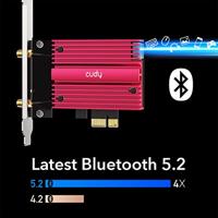 Cudy WE4000 netwerkkaart Intern WLAN / Bluetooth 2400 Mbit/s - thumbnail