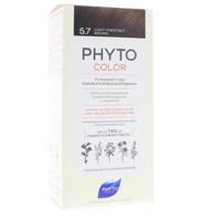 Phytocolor Permanente Haarkleuring 5.7 Chatain Clair Marron Intense en Natuurlijke Kleur - thumbnail
