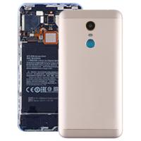 Achtercover met camera lens & Zijkleutels voor Xiaomi Redmi 5 plus (goud) - thumbnail