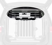 Trixie k bovenhek uitbreiding voor kofferbak hek zwart - thumbnail