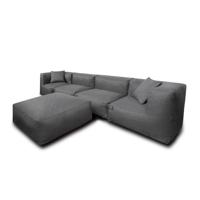 Feel Furniture - Binnen en Buiten bank - Odin - 4 Persoonsbank - Grij… - thumbnail