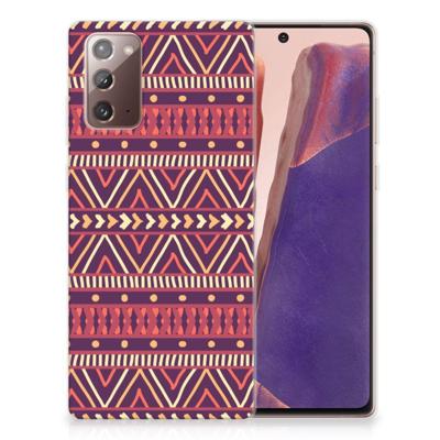 Samsung Note 20 | TPU bumper | Aztec Paars Samsung Note 20 | TPU bumper | Aztec Paars