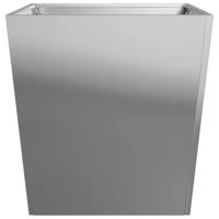 VidaXL Plantenbakken 2 st 50x50x50 cm gegalvaniseerd staal - thumbnail