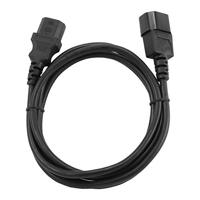 Netsnoer (C13/C14) VDE 3 meter Zwart - thumbnail