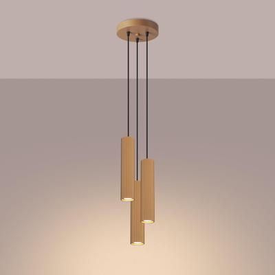 Hanglamp KARBON 3P goud
