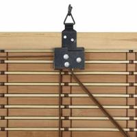 Raamrolgordijnen & Schaduwdoeken Licht Bruin 110 x 160 cm - thumbnail