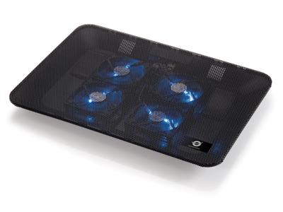 Conceptronic Kühlende Notebook-Unterlage mit 4 Lüftern Cooling-pad voor laptop Conceptronic Kühlende Notebook-Unterlage mit 4 Lüftern Cooling-pad voor laptop