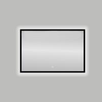 Best Design Badkamerspiegel Nero LED Verlichting 120x80 cm Mat Zwart - thumbnail