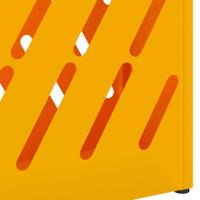 VidaXL Paraplu standaard mosterdgeel 28 x 12 x 41 cm staal - thumbnail