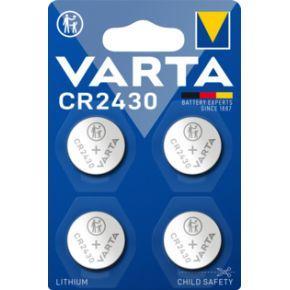 Varta Knoopcel CR2430 3 V 4 stuk(s) Lithium VARTA LITHIUM Coin CR2430 Blister 4
