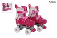 Street Rider rolschaatsen roze verstelbaar, maat 31-34 - thumbnail