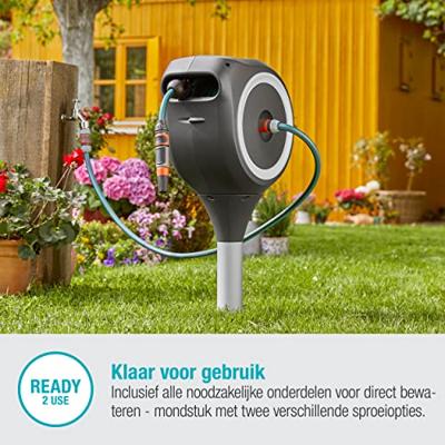 GARDENA RollUp S 15 m 18606-20 Tuinslanghouder voor aan de muur 15 m 1 stuk(s)