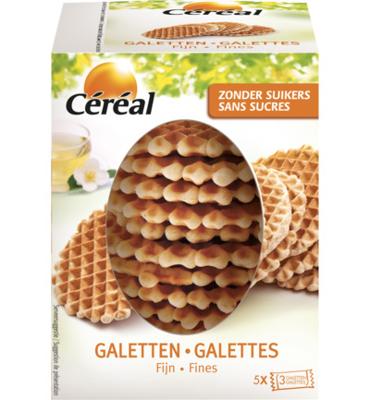 Cereal Galetten fijn zonder suikers 150 Gram