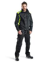 Blåkläder Jack. Ongevoerd Visible 40951370 | Zwart/High-Vis Geel | Maat XS - 7330509534717 - thumbnail