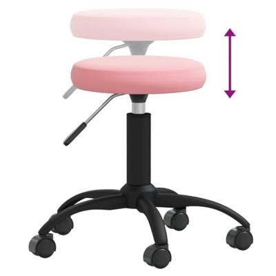 VidaXL Massagekruk fluweel roze