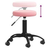 VidaXL Massagekruk fluweel roze - thumbnail