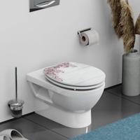 Schutte MDF High Gloss WC-bril FLOWERS AND WOOD met soft-close
 80549 - thumbnail