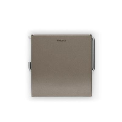 Brabantia renew toiletrolhouder met klep platinum