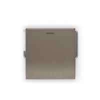 Brabantia renew toiletrolhouder met klep platinum - thumbnail