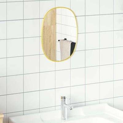 VidaXL Wandspiegel 30x25 cm goudkleurig VidaXL Wandspiegel 30x25 cm goudkleurig