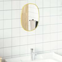 VidaXL Wandspiegel 30x25 cm goudkleurig - thumbnail