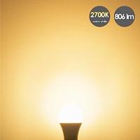 Edison Vintage E27 | LED filament lichtbron Filament | A60 Helder | 9W 806lm 2700K Dimbaar | warm wit licht | geschikt voor E27 fitting - thumbnail