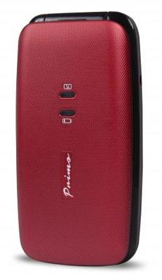 Primo 401 by Doro, unlocked - GSM mobiele telefoon met groot verlicht kleurendisplay - rood