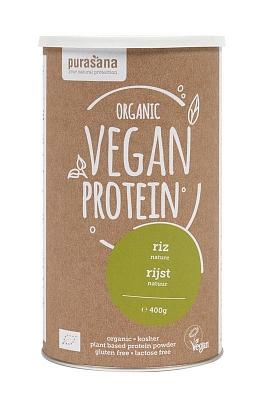 Purasana Vegan Protein Poeder Rijst Naturel Purasana Vegan Protein Poeder Rijst Naturel
