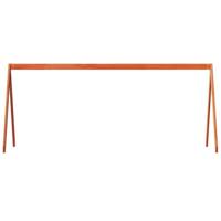 Kinderbedhuisje 209x95,5x88 cm massief grenenhout wasbruin - thumbnail