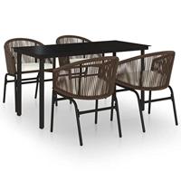 5-delige Tuinset bruin - thumbnail