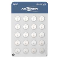 Ansmann Knoopcel CR2032 3 V 20 stuk(s) 240 mAh Lithium - thumbnail