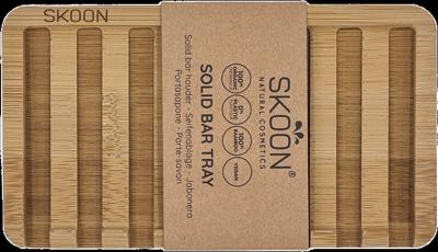 Skoon Solid bar tray - 2 bar - all bamboo 1 Set