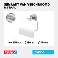 tesa SMOOZ Toiletrolhouder Lijm Metaal - thumbnail